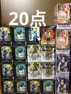 人気プライズ フィギュアまとめ売り 20点 ドラゴンボール ワンピース 鬼滅の刃