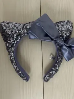 【USJカチューシャ】キティ　スパンコール紫