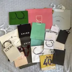 ショップ袋セット（Tiffany, Dior, Chanel他）