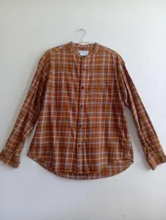 Ciaopanic Typy オレンジ系チェックシャツ M