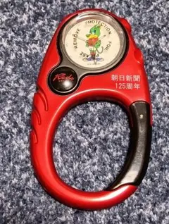 浦和レッズ★朝日新聞125周年記念★カラビナ付時計★未開封品★電池交換済