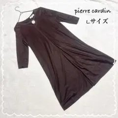 【pierre cardin/ピエールカルダン】 ワンピース 麻100% Lのサムネイル