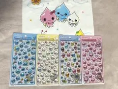 ボンボンドロップ シール しずくちゃん 4枚セット ポップアップ