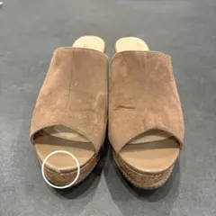 BEAMS HEART サンダル コルクソール キャメル　Lのサムネイル
