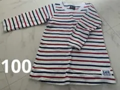 Lee 七分袖ストライプTシャツ