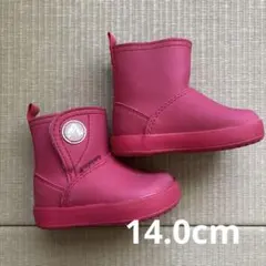 crocs☆レッド　ベビーブーツ　c6