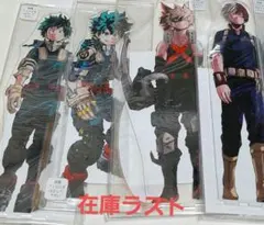 僕のヒーローアカデミア アクリルmegaフィギュア 緑谷出久 爆豪勝己 轟焦凍