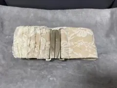 フリルデザイン レースベルト クリーム色