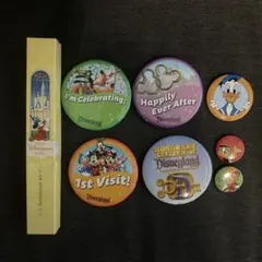 フロリダディズニー バッジセット 7個