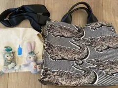 ear PAPILLONNER イア パピヨネ ワニ柄 トートバッグ　おまけつきのサムネイル