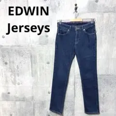 EDWIN Jerseys レディース スリムストレートデニム ジーンズ M