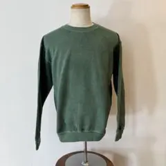 【TOWNCRAFT】90's PIGMENT CREW SWEAT OLIVE