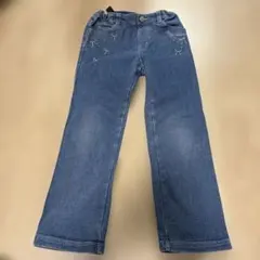 メゾピアノ　冬用　デニム長ズボン サイズ120 あったかパンツ