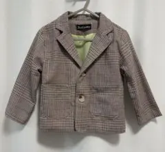 チェック柄 ジャケット＆パンツ　セット　子供　キッズ　90cm