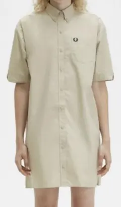 FRED PERRY シャツ ワンピース ベージュ