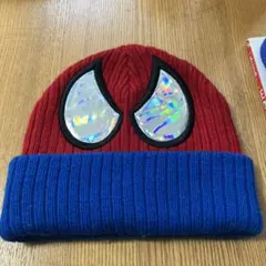 スパイダーマン　ニット帽