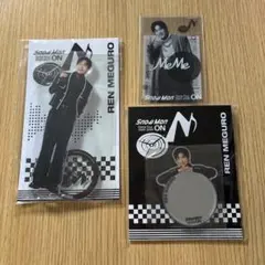 目黒蓮　アクスタ　ミラーステッカー　クリアステッカー　Snow Man　on