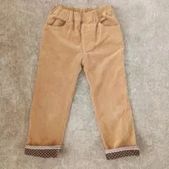 コーデュロイ ベージュ パンツ　110cm