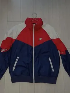 NIKE ナイロンジャケット トリコロールカラー
