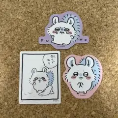 ちいかわ ダイカットステッカーセット 1弾 モモンガ 3種類セット レア 初代
