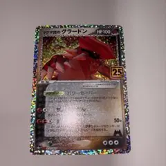 マグマ団のグラードン プロモカードパック 25th ANNIVERSARY e…