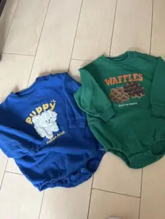 BREEZEロンパース2点セット（サイズ80）