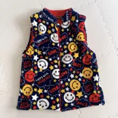 Smileyスマイリー◇キッズ子供用男の子140cmフリースベストボアベスト