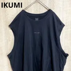 IKUMI 胸ロゴ　タンクトップ　ノースリーブ