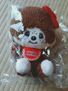 【新品未使用】モンチッチ‪‪×ハローキティコラボぬいぐるみ サンリオ 約20cm