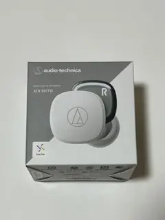 【新品未開封品】 Audio-technica ワイヤレスイヤホン　白のサムネイル