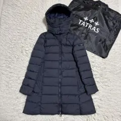 TATRAS ポリテアマ ダウンコート フード取り外し可 ネイビー 02