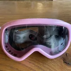 【こども用　スキーゴーグル】ピンク ピングー柄　ゴーグル フォームパッド付き