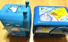 ポケモン鉛筆削り　動作確認済み　新幹線手動鉛筆削り　２個セットのサムネイル