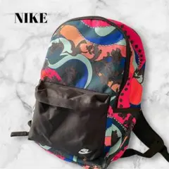 一粒万倍日セール！【美品】NIKE リュック カラフル 左右ポケット付き