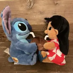 ディズニーストア リロ＆スティッチ 20周年記念 ペアぬいぐるみ ココナッツ