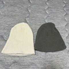 GREEN LABEL RELAXING ニット帽 2色セット