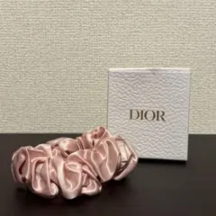 Dior シルク ヘアゴム・シュシュ ピンク