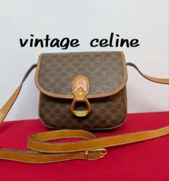 美品 極希少！Celine セリーヌ マカダム柄ショルダーバッグ ポシェット廃盤