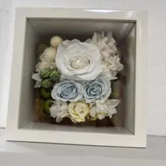 プリザーブドフラワーアレンジメント ガラスケース入り