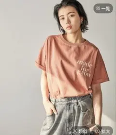 BAYFLOW ピグメントロゴショートスリーブT