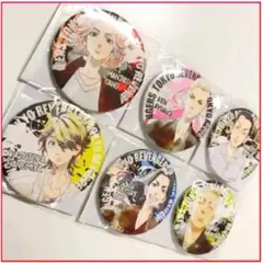 東京リベンジャーズ　缶バッジ　マイキー　場地　一虎　ドラケン　鈴木マコト