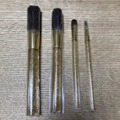 メイクブラシセット 4本 グリッター入りのサムネイル