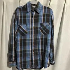 80s BIG MACフランネルシャツ好配色のサムネイル