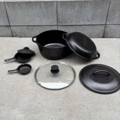 LODGE ダッチオーブン スキレット 7点セットのサムネイル