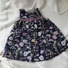 【baby gap】花柄ノースリーブワンピース70