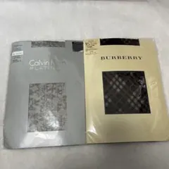 BURBERRY CalvinKlein タイツ　２点セット