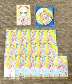 プリキュアウエハース12 シャイニールミナスHR、N 全プリキュア展缶バッジ