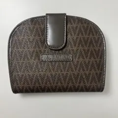 VALENTINO 二つ折り財布 ブラウン 総柄