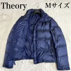 美品 Theory セオリー ネイビー 肉厚 ダウンジャケット ブルー系 青 紺