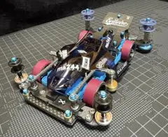 ミニ四駆 MSフレキ 完成品　ブルー　青